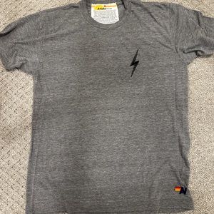 Aviator Nation Bolt Stitch Tee - Heather Grey Size XL
